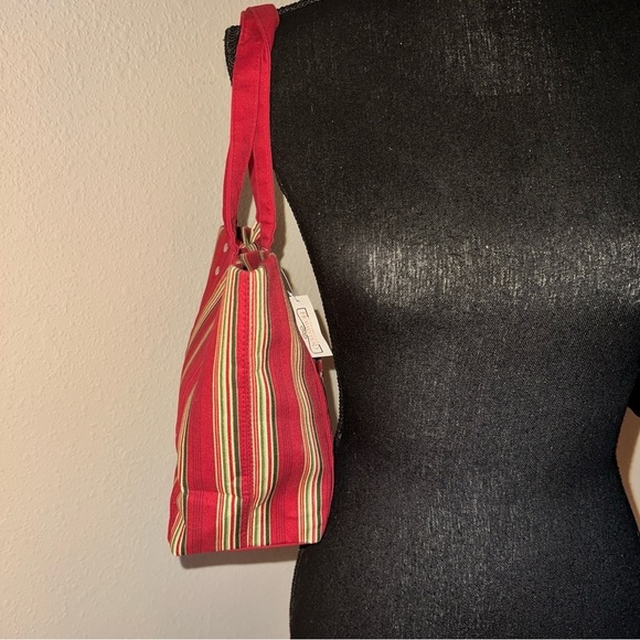 Longaberger Homestead Women’s One of a Kind Schnauzer Striped Small Tote Bag NWT - Picture 4 of 16